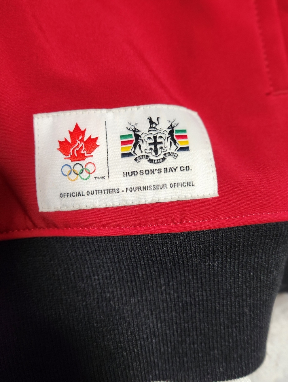 Hudson's Bay Co . Men's  Jacket - Olympic Logo - Picture 8 of 12